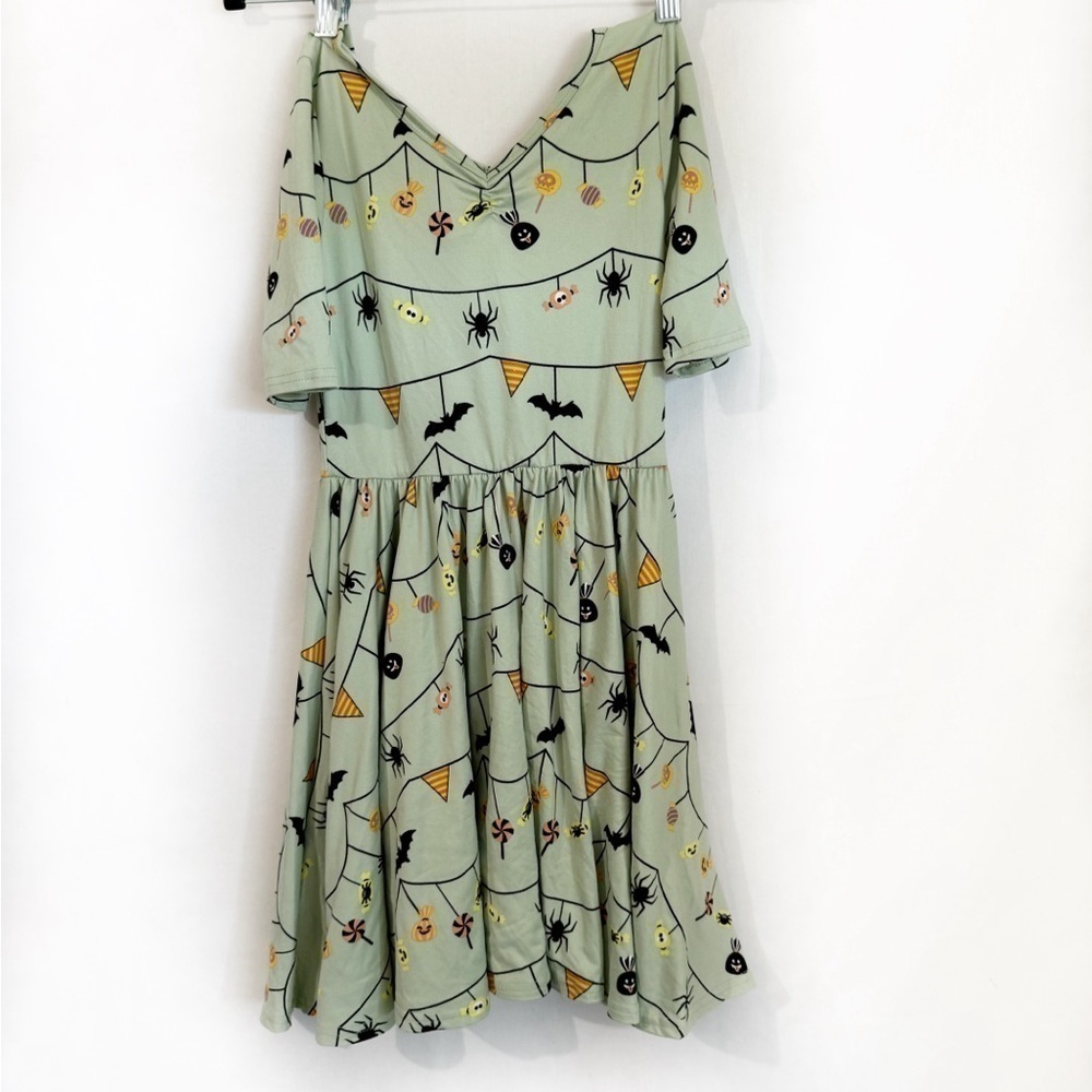 DotDotSmile Girls Halloween Print Dress NWT